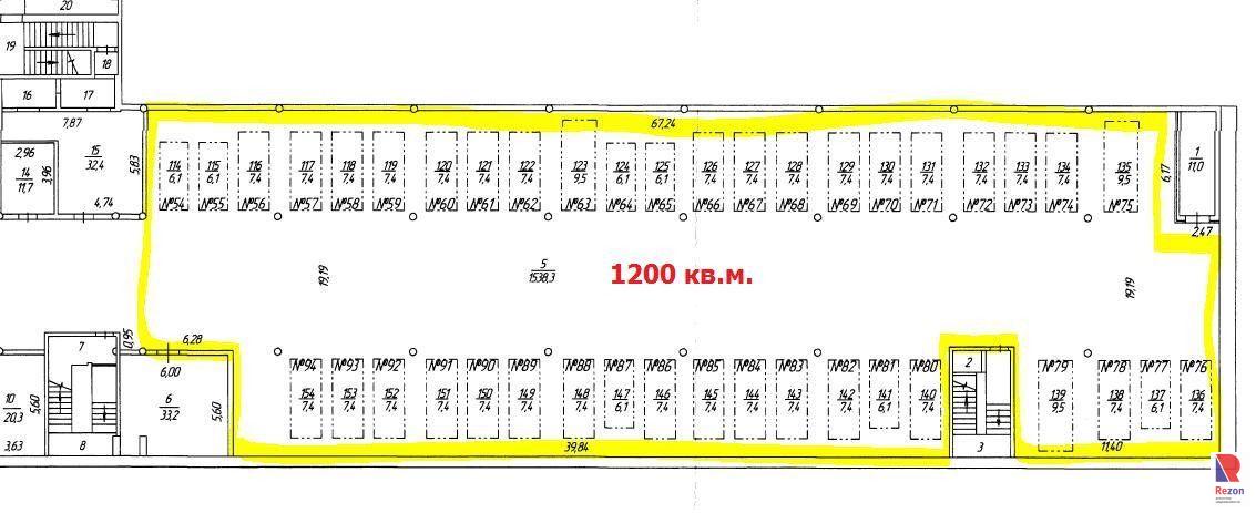 Помещение свободного назначения 1200 м²
